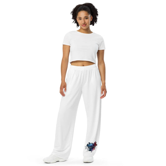 All-over print unisex wide-leg pants - Trendy Trophys